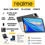 5 YEARS WARRANTY Realme Pad Tablet P70 12 Inch Android 12.0 12GB RAM 512GB ROM Dual SIM 5G LTE Smart Tablet Android