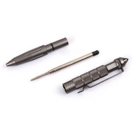 EDC 鎢鋼金屬戰術筆(約長148mm，直徑15mm左右)，使用424筆芯。