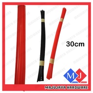 Tali Mesin Rumput Grass Trimmer Line 30cm 25PC 15PC Orange Black Brush Cutter Nylon Trimmer Line Nylon Grass Trimmer