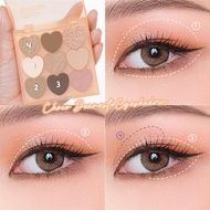 (FREE GIFT!) - Fanbo Love Letter Eyeshadow Palette Longlasting Highly Pigmented