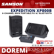 SAMSON Expedition XP800B 8-Channel 800W Portable PA System with Bluetooth (XP800)