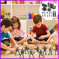 🖼️ 56pcs Set Mainan Model Askar Plastik Tentera Aksesori Hijau untuk Bermain