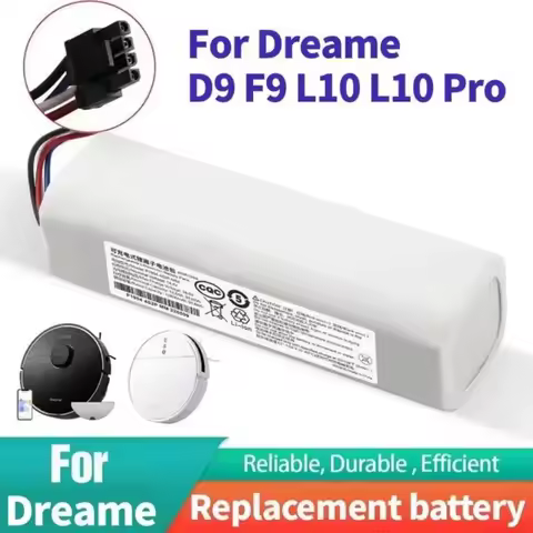 Original 14V 12800mAh P2008-4S2P-MMBK Replacement Battery For Dreame F9 D9 L10 Pro Plus RLS3 RLS5 RL