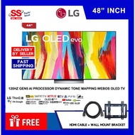 【DELIVERY BY SELLER 】LG 48" / 55" / 65" OLED55C2PSA /4K Smart SELF-LIT OLED TV with AI ThinQ®