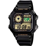 CASIO Digital watch 10-YEAR BATTERY AE-1200WH-1BV