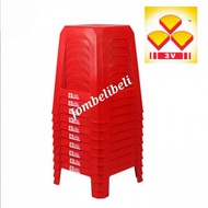 🔥Hot Selling🔥3V PS703 Grad A Quality Square Plastic Stool Chair. Thickness Strong 1.16KG