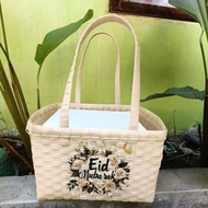 22x22 square decoupage woven bag, 22*22 square rice bag, wedding bag