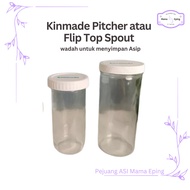 Kinmade Pitcher | Glass Jar | ASIP 1000 Jar ML and Flip Top Spout