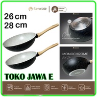 Monocrome SERIES SENCLAIR WOK Pan Non-Stick Pan 26 CM - 28 CM
