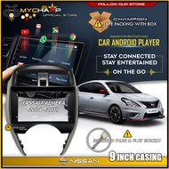 Nissan Almera Year 2014-2019  Android Player Casing 9" inch with Plug and Play Socket