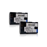 EDOGAWA CANON Canon LP-E6 compatible battery set of 2 EOS 5D Mark II EOS 5D Mark III EOS 5D Mark IV