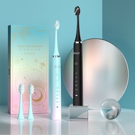 ◕❒✽ Seago S2 Sonic Electric Toothbrush USB Rechargeable Tooth Brush Eectronic Oral Hygiene Dental Teeth Brush 2 Replace Brush Heads