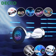 Decco 7 Inch Wheel Electric Hoverboard Self-Balancing Scooter LED Light With Bluetooth Speaker For K