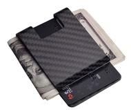 Carbon Fiber Money Clip Wallet, Business Card Holder RFID Protector Credit Card Holder Wallet Clips 