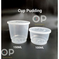 Cup Puding 100ml 150ml / Cup Pudding Plastik 100ml 150ml / Gelas