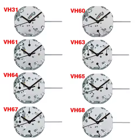 Japan Watch Quartz Movement VH31 VH60 VH61 VH63 VH64 VH65 VH67 VH68 VH83 VH88 Original From Japan