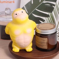 LUMINAR Squeeze Vent Gorilla, Orangutan Yellow Squeezing Monkey Toys, Creative Elastic 16cm Creative