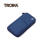 Troika กระเป๋าใส่พาสปอร์ตพร้อม RFID Protection (Safe Flight RFID) - สีน้ำเงิน