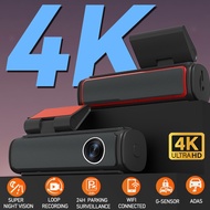 4K Ultra HD WIFI Dash Cam with Night Vision,24H Parking Monitor G-Sensor,Loop Recording Front Camera