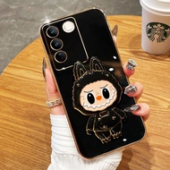 VRQR Labubu Casing for Vivo S12 Pro V23 Pro T2 Pro V29 V27 Pro V27E V25 V29 Pro V29 Lite V29E Y200 I