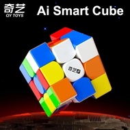 [Ready Stock] QiYi Ai SC Smart Magnetic Cube 3x3 Stickerless Speed Cube Bluetooth connect QiYi App