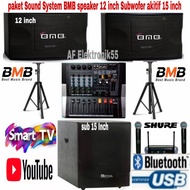 Paket Sound System BMB Speaker BMB 12 inch + Sub BMB 15 Inch Original