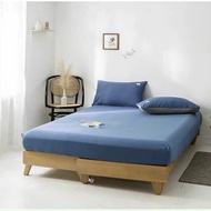 Bộ Ga Gối 3 Món Cotton Tici Ga Giường Và 2 Vỏ Gối Cotton Hàn Quốc Set M6 M82M2