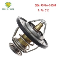 THERMOSTAT WITH ORING 76 C 90916-03089 FOR TOYOTA LAND CRUISER V8 4.2 4.5 HZJ80 LZJ79 VDJ200 1HZ 1HD