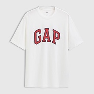 Gap | เสื้อยืดคอกลมแบบหลวมจากผ้าฝ้ายบริสุทธิ์ สำหรับทั้งชายและหญิง