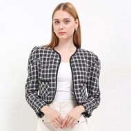 White Mode Esther Suits - Women's Blazer Girls' Clothing - Tweed Bolero