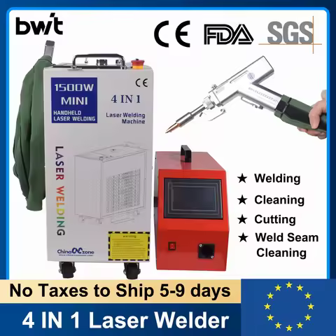 2000W BWT Fiber Laser Welding Machine 1500W Handheld 4 in 1 Welding Cleaning Cutting Soldering Machi