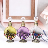 ML Butterfly Shape Flower Diamond Painted Perfume Empty Bottle Glass Fragrance Sub-Packing Bottle m2