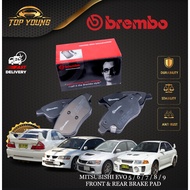 BREMBO MITSUBISHI EVO 5 / 6 / 7 / 8 / 9 FRONT OR REAR BRAKE PAD 100% ORIGINAL