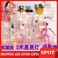 Photo wall grid ins web celebrity girl dormitory to decorate a room our bedroom dorm frame is dresse