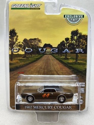 GreenLight GreenLight 1: 64 1967 Mercury Cougar Mercury Cougar Mercury Cougar Racing Car 44 Out of P