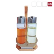 Kitchen myle Hole Hotel Vinegar Bottle Salt Pepper Bottle Vinegar Bottle Set Seasoning Bottle Glass 
