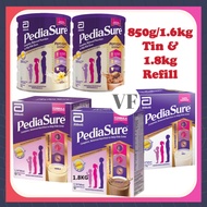 PediaSure Peptigro System 1-10 years Plain, Vanilla &amp; Chocolate 1.8kg Refill &amp; 850g/1.6kg Tin (MADE IN SG FOR MALAYSIA)
