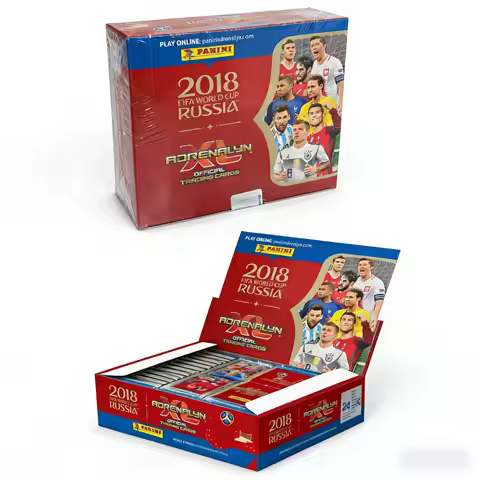 2018 FIFA Russia World Cup Panini Adrenalyn XL Sealed Mbappe Messi Celebrity Rare Collectible Card H