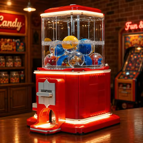 HPROSPER 5V LED Light (No Model) For LEGO Minifigure Vending Machine 21358 Decorative lights With ba