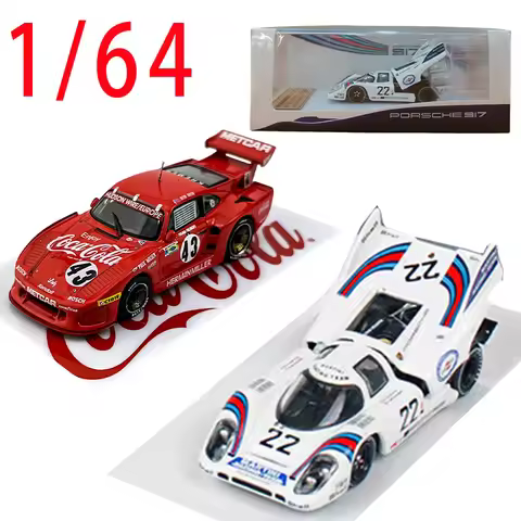 TW Diecast 1/64 Scale Porsche 935 K3 Sports Car Model Alloy Porsche 917 Racing Car Model Play Vehicl