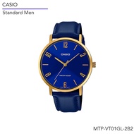 นาฬิกาข้อมือ Casio Standard men รุ่น MTP-VT01GL Series MTP-VT01GL-1B2 MTP-VT01GL-2B MTP-BT01GL-2B2 M