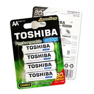 【TOSHIBA 東芝】 3號低自放電鎳氫充電電池2000mAh(4顆入)送電池盒