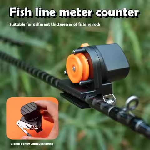 0-999M 6cm Pesca Fishing Line Depth Finder Counter Tackle Fishing Plastic Tool U2A8