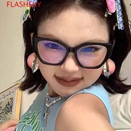 FLASHSKY Color Frame Reading Glasses, Retro Exaggerated Butterfly Shaped Eyewear, New Elastic Lightw