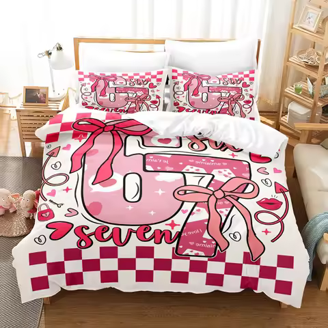 67 POP Culture 3D Print Bedding Set Modern Style Soft Duvet Cover Set King Queen Twin Size Birthday 