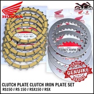 INDONESIA THAILAND RS150 RSX150 RS RSX CLUTCH PLATE CLUTCH IRON PLATE SET 22201-K56-N01 / 22321-KWW-