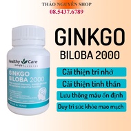 Gingko biloba 2000 Australia Brain Tonic Tablets Vial Of 100 Tablets