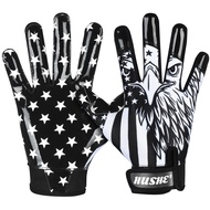 Football gloves American flag football receiver gloves men silicone grip football receiver gloves yo