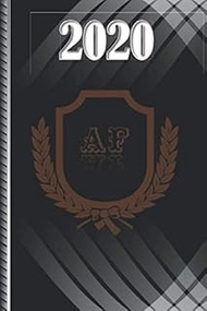 Terminplaner 2020: mit deutschen Feiertagen 2020 und Initialen AF, Größe 6x9 Zoll (15,24 x 22,86 cm)