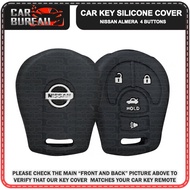 Nissan Almera Silicone Car Key Cover Case | Remote Key Cover | S-68